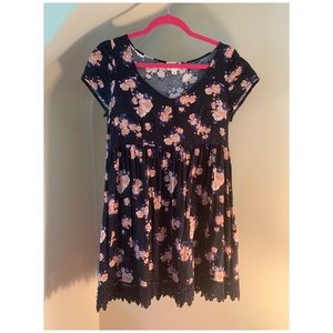 Floral babydoll dress